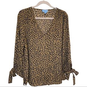 Leopard print Cece Blouse